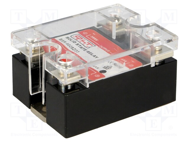 Relay: solid state; Ucntrl: 4÷32VDC; 40A; 24÷280VAC; Series: SSR-Z