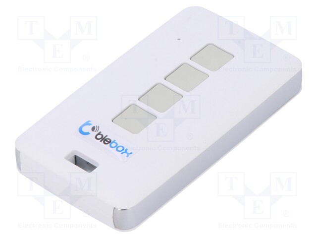 Remote control; Dim: 72x39x13mm; 2.4GHz; Range: 100m; Plating: ABS