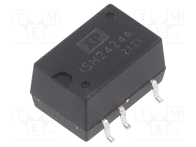 Isolated Board Mount DC/DC Converter, 1.5kV Isolation, ITE, 1 Output, 2 W, 24 V, 83 mA