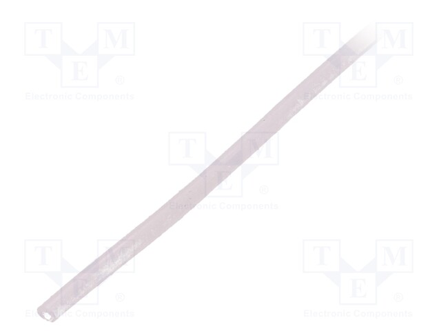 Insulating tube; Mat: silicone; transparent; -50÷200°C; L: 250m