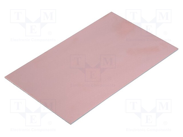 Laminate; aluminium; 1.5mm; L: 160mm; W: 100mm; Coating: copper