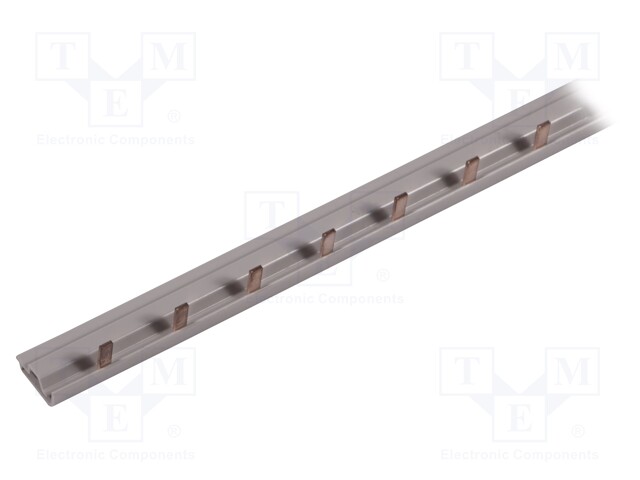 Busbar; 10mm2; Poles: 1; 690VAC; 690VDC; Inom: 63A; No.of mod: 38