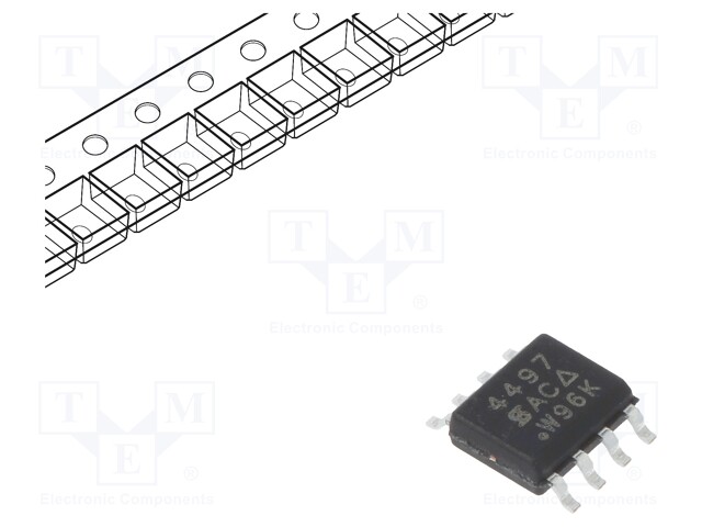 Transistor: P-MOSFET; unipolar; -30V; -29A; 5W; SO8