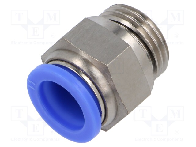 Push-in fitting; straight; G 1/2"; -0.95÷15bar; 14mm