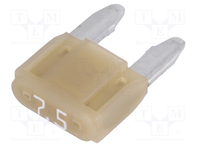 Fuse: fuse; 7.5A; 12VDC; automotive; 10,9mm; SMART GLOW