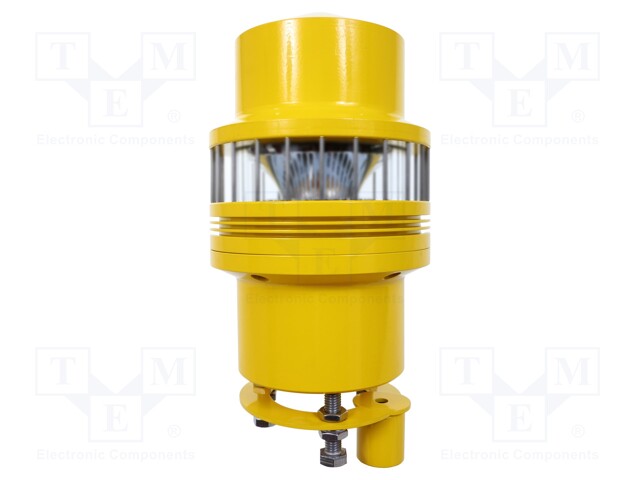 Signaller: obstruction light; flashing light; 92÷256VDC; IP65