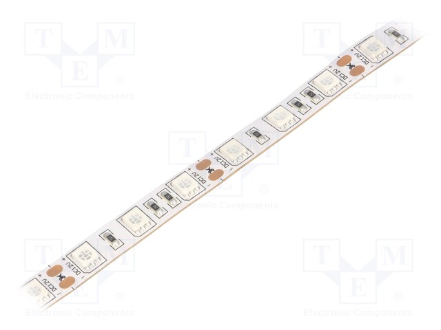 LED tape; blue; LED/m: 60; SMD; 5050; 12V; 10mm; without cover; IP20