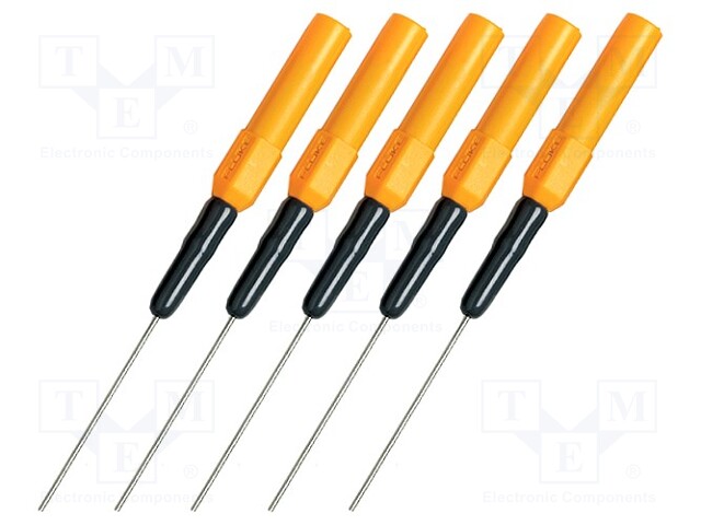 Set of measuring probes; 60VDC; Kit: backprobes pins (5 pcs.)