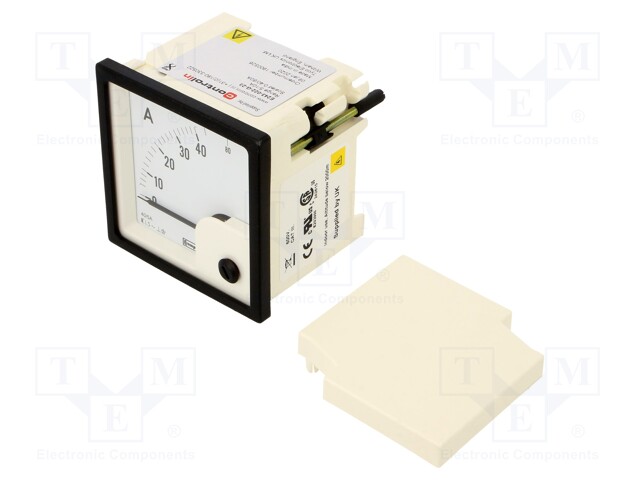 Meter: panel; analogue; 0/40÷80A; True RMS; Iin: 0-5/10A; Class: 1,5