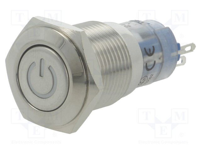 Switch: vandal resistant; Pos: 2; SPDT; 0.5A/220VAC; 1A/24VDC; IP40