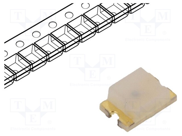 LED; SMD; 0805; red; 11.2÷71mcd; 2x1.25x0.8mm; 160°; 1.8÷2.6V; 20mA