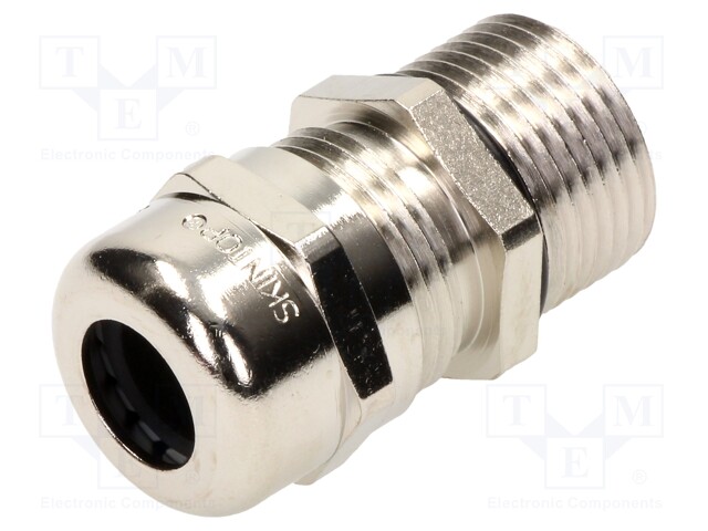 Cable gland; with long thread; PG11; IP68; Mat: brass