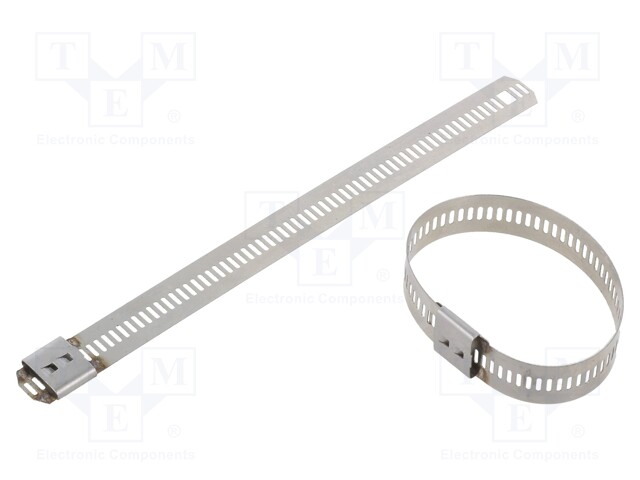 Cable tie; L: 150mm; W: 12mm; stainless steel AISI 304; 1112N