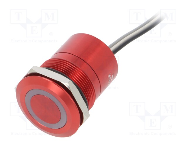 Switch: capacitive; Pos: 2; SPST-NC; 0.01A/12VDC; IP68; ON-OFF; 20mΩ