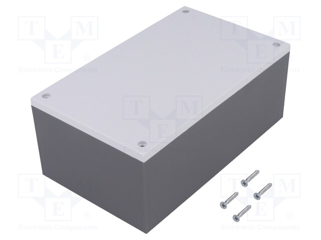 Enclosure: multipurpose; X: 96mm; Y: 160mm; Z: 67mm; CP; ABS; grey