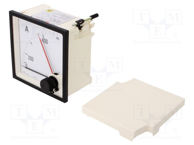 Meter: panel; analogue; 0/400÷480A; True RMS; Iin: 5/6A; Class: 3