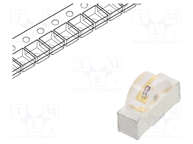 LED; SMD; 3020; red; 19÷47mcd; 3x1x2mm; 120°; 2÷2.4V; 20mA; λd: 624nm