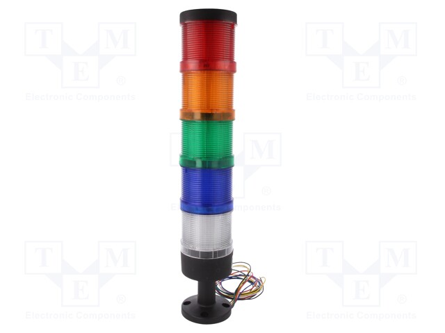 Signaller: signalling column; LED; red/orange/green/blue/white