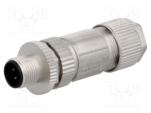 Plug; M12; PIN: 4; male; A code-DeviceNet / CANopen; for cable