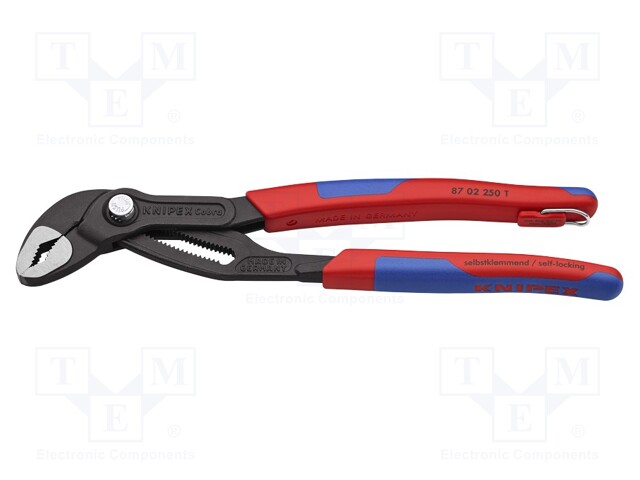 Pliers; for pipe gripping,Cobra adjustable grip; 250mm