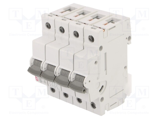 Circuit breaker; 230/400VAC; Inom: 63A; Poles: 3+N; DIN; Charact: C