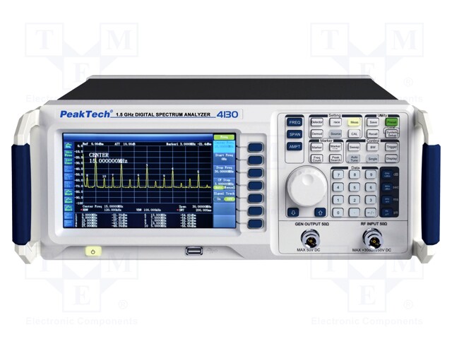 Spectrum analyzer; Band: 10M÷1,5GHz; In.imp: 50Ω; 9kHz÷1.5GHz