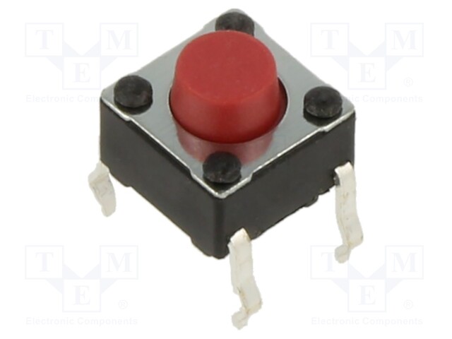 Microswitch TACT; SPST-NO; Pos: 2; 0.05A/12VDC; THT; none; 2.6N