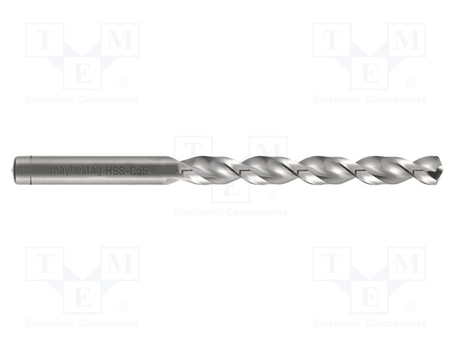 Drill bit; for metal; Ø: 9.1mm; L: 125mm; HSS-CO; bulk,industrial