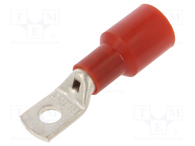 Tip: ring tube; M8; Ø: 8.5mm; 35mm2; crimped; for cable; insulated