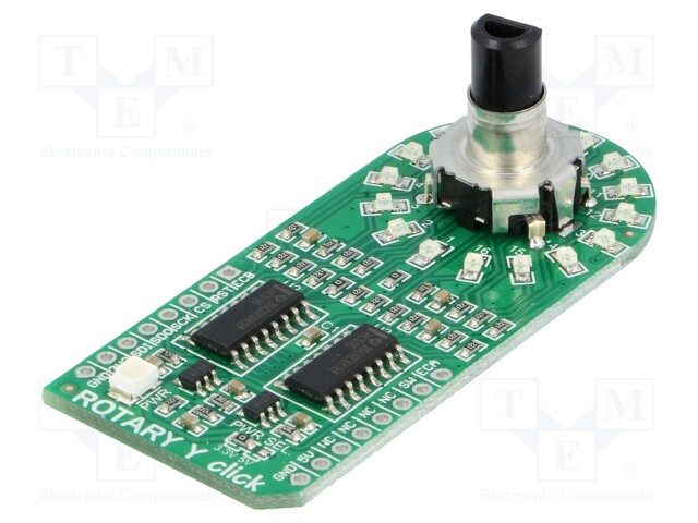 Click board; rotary encoder,LED matrix; SPI; EC12D; 3.3/5VDC