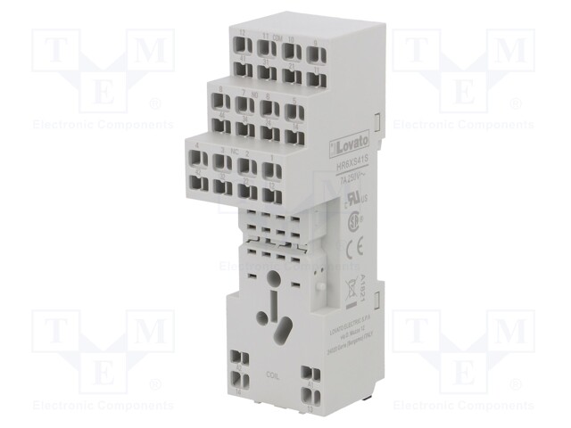 Socket; PIN: 14; 10A; 250VAC; Mounting: DIN; Series: HR60