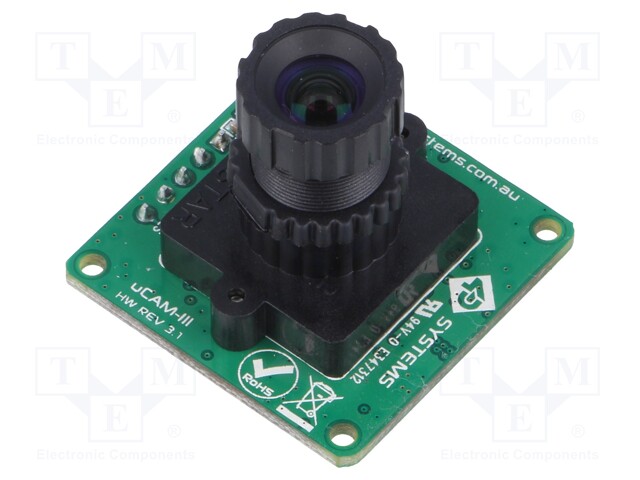 Camera module; Interface: TTL,UART; 32x32x21mm; 5VDC