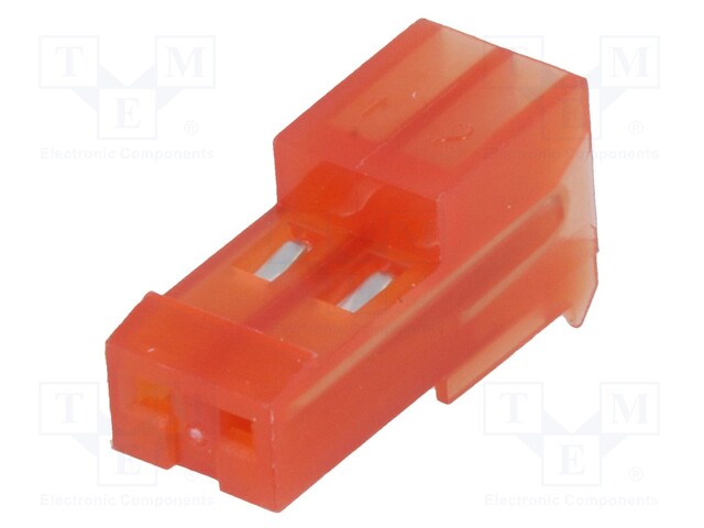 Plug; wire-board; female; PIN: 2; 2.54mm; IDC; for cable; MTA-100