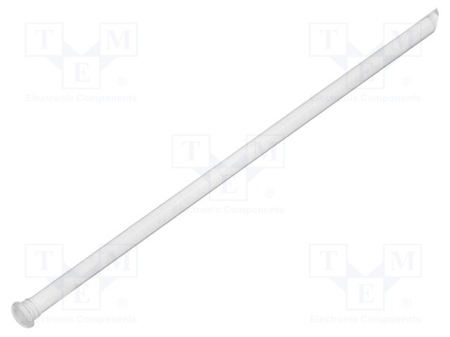 Fibre for LED; round; Ø2mm; Front: flat; straight