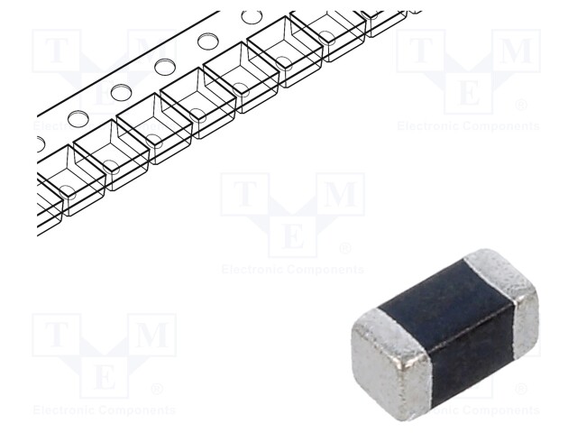 Ferrite: bead; Imp.@ 100MHz: 120Ω; SMD; 0.01A; 1206; R: 0.009Ω