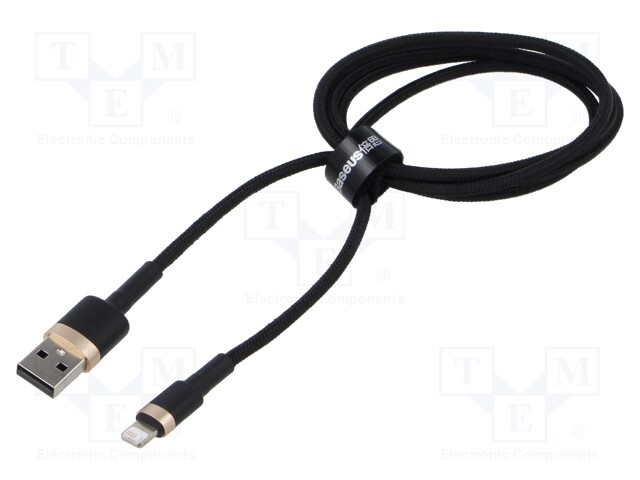 Cable; High Speed,USB 2.0; Apple Lightning plug,USB A plug; 1m