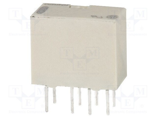 Relay: electromagnetic; DPDT; Ucoil: 5VDC; 0.3A/125VAC; 1A/30VDC