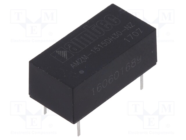 Converter: DC/DC; 2W; Uin: 13.5÷16.5V; Uout: 15VDC; Uout2: -15VDC