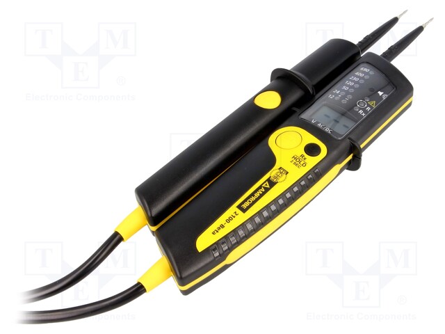 Tester: electrical; 12 LED,LCD 3 digits; 340÷440VAC; IP64