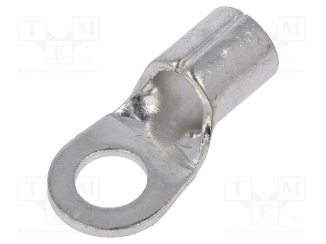 Ring terminal; M5; 10mm2; crimped; for cable