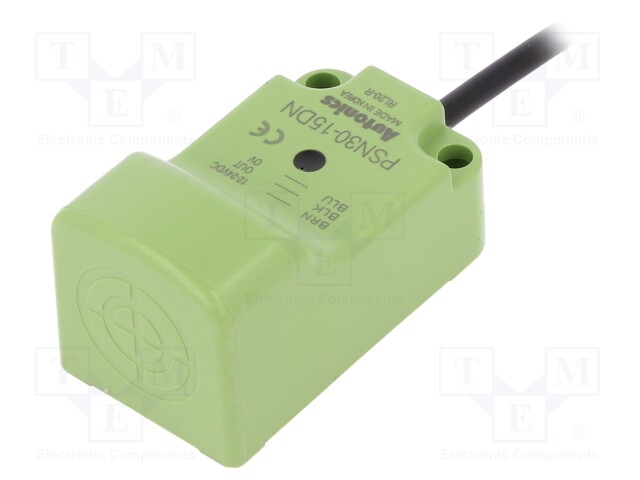 Sensor: inductive; 0÷15mm; NPN / NO; Usup: 10÷30VDC; 200mA; lead 2m