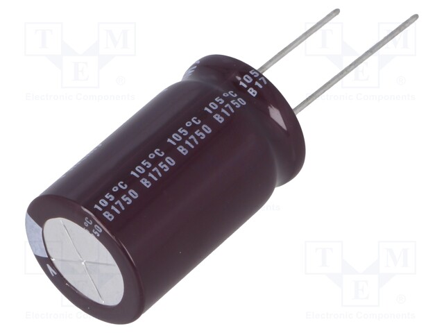 Capacitor: electrolytic; low impedance; THT; 6800uF; 10VDC; ±20%