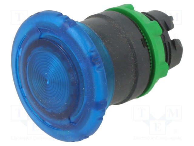 Switch Actuator, Blue, Schneider Harmony XB5 Series 22mm Illuminated Pushbutton Switches