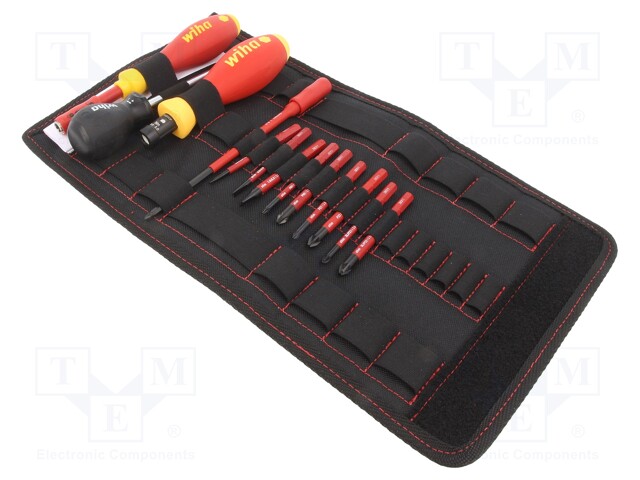 Kit: screwdrivers; Pcs: 13; dynamometric,insulated; 1kVAC