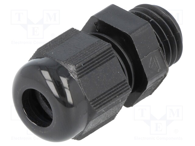 Cable gland; M12; IP68; Mat: polyamide; black