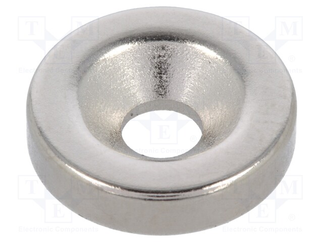 Magnet: permanent; neodymium; H: 3.5mm; 29N; Ø: 15mm