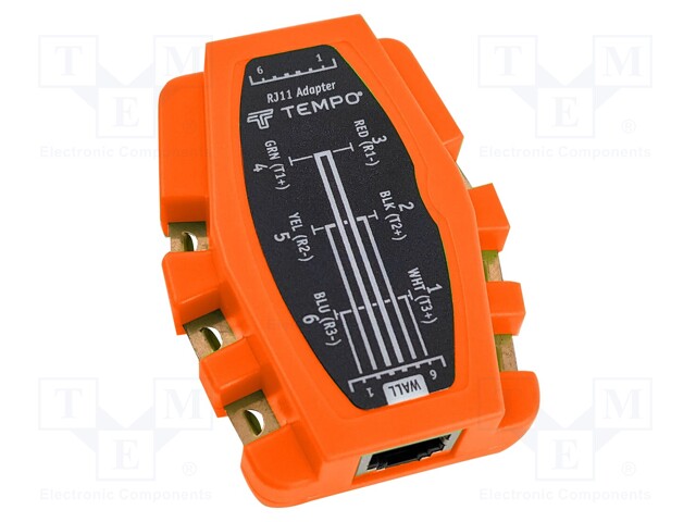 Test adapter; RJ11 plug; 52051671