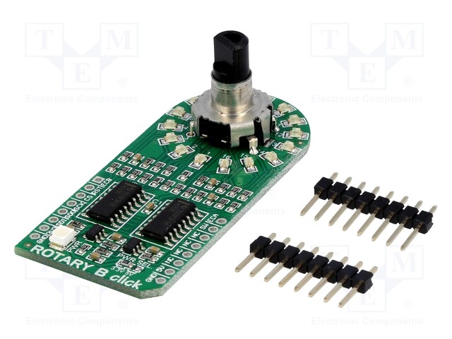 Click board; rotary encoder,LED matrix; SPI; EC12D; 3.3/5VDC