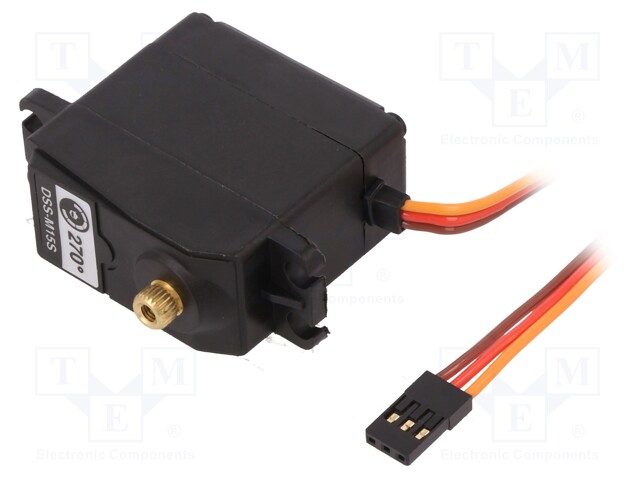 Motor: servo; 4.8÷7.2VDC; standard; analogue; 25g; 54.5x20x47.5mm