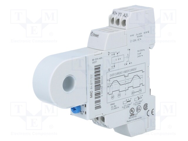 Module: current monitoring relay; AC current; Usup: 110÷230VAC